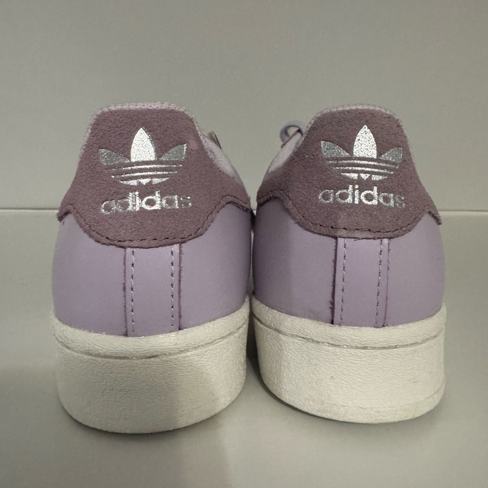 Adidas Superstar Lilac snd Silver Sneakers. NWT - Picture 3 of 7